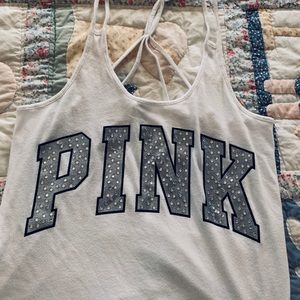 Pink Victoria’s Secret tank top XS